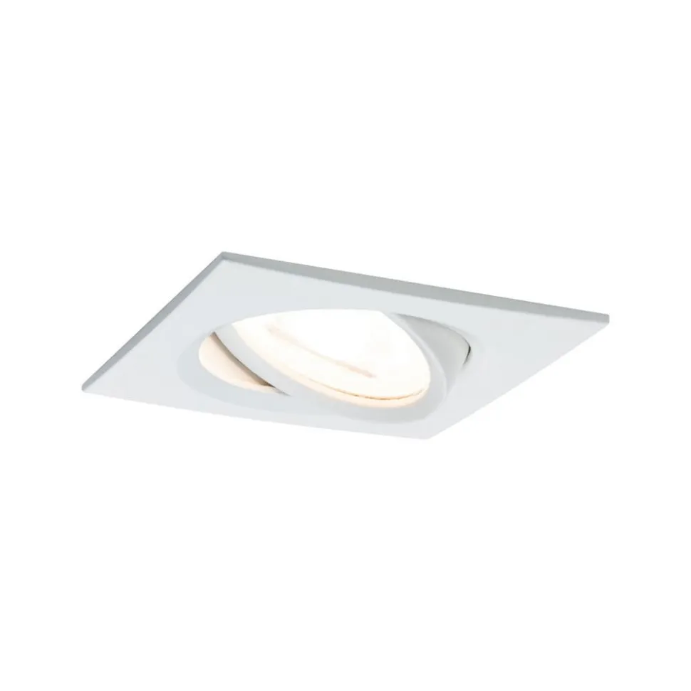 Paulmann LED-spot Nova Coin kantet, dæmpbar, hvid