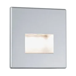 Paulmann LED-vægindbygningslampe EDGE, krom mat