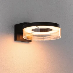 Paulmann LED-væglampe Capera, antracit, CCT, IP44