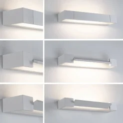 Paulmann LED-væglampe Lucille, hvid, 40 cm, dæmpbar, IP44