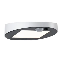 Paulmann LED-væglampe med solcelle Ryse, hvid