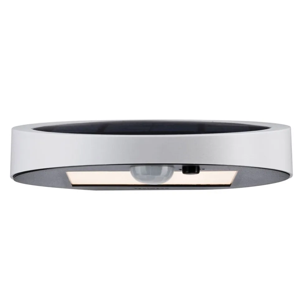 Paulmann LED-væglampe med solcelle Ryse, hvid