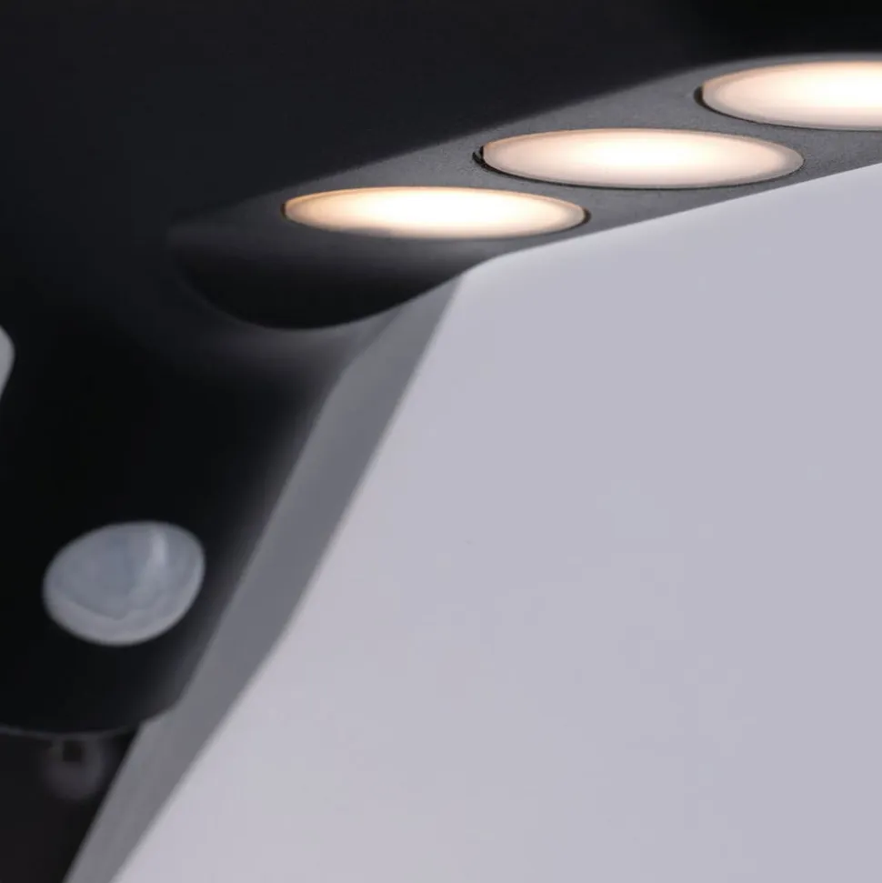 Paulmann LED-væglampe med solcelle Soley antracit