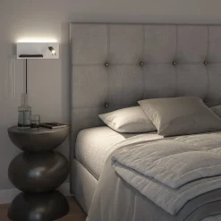 Paulmann LED-væglampe Serra, venstre, USB-C, hvid/sort