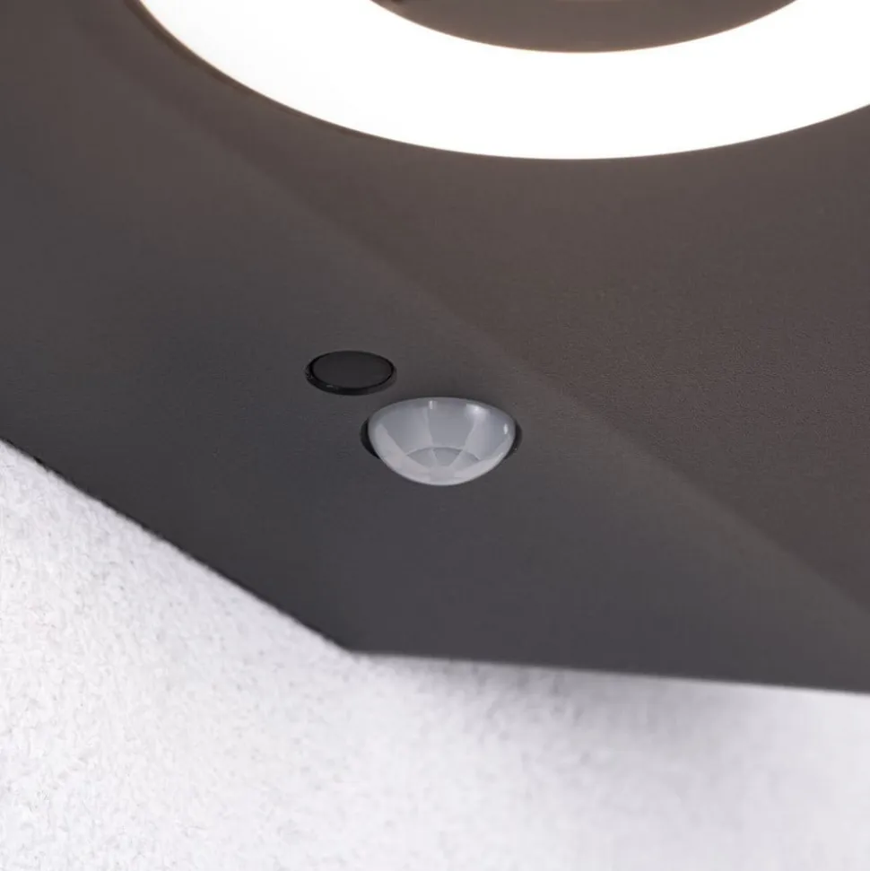 Paulmann LED-væglampe Silma antracit 2 lyskilder IP44