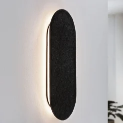 Paulmann LED-væglampe Tulga, 45 x 20 cm, antracit, filt
