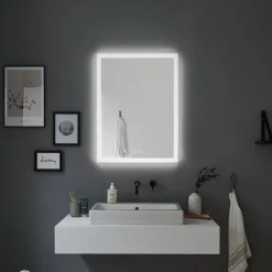 Paulmann LED-vægspejl Mirra hvid 60x80 cm IP44 CCT