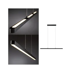 Paulmann Lento LED-pendel sort dæmpbar Up-&Downlight