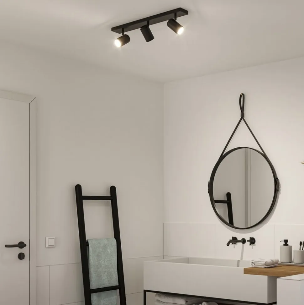 Paulmann loftspotter Zyli sort længde 60 cm 2 lyskilder. IP44