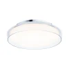 Paulmann Luena LED-loftlampe, IP44, krom, Ø 35 cm