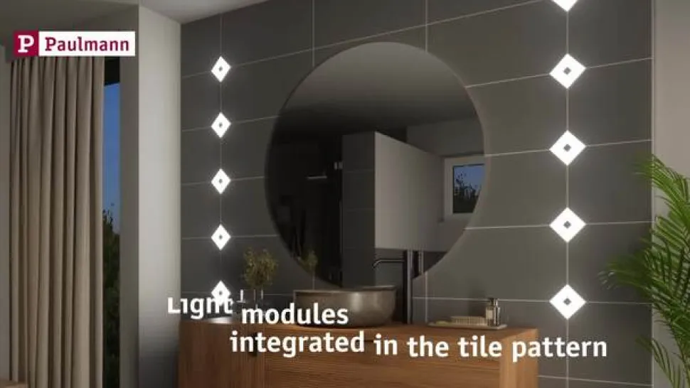Paulmann LumiTiles Square, ZigBee, RGBW, 2 stk