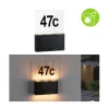 Paulmann Neda LED-husnummerlampe, solcelle