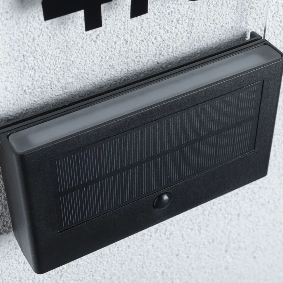Paulmann Neda LED-husnummerlampe, solcelle
