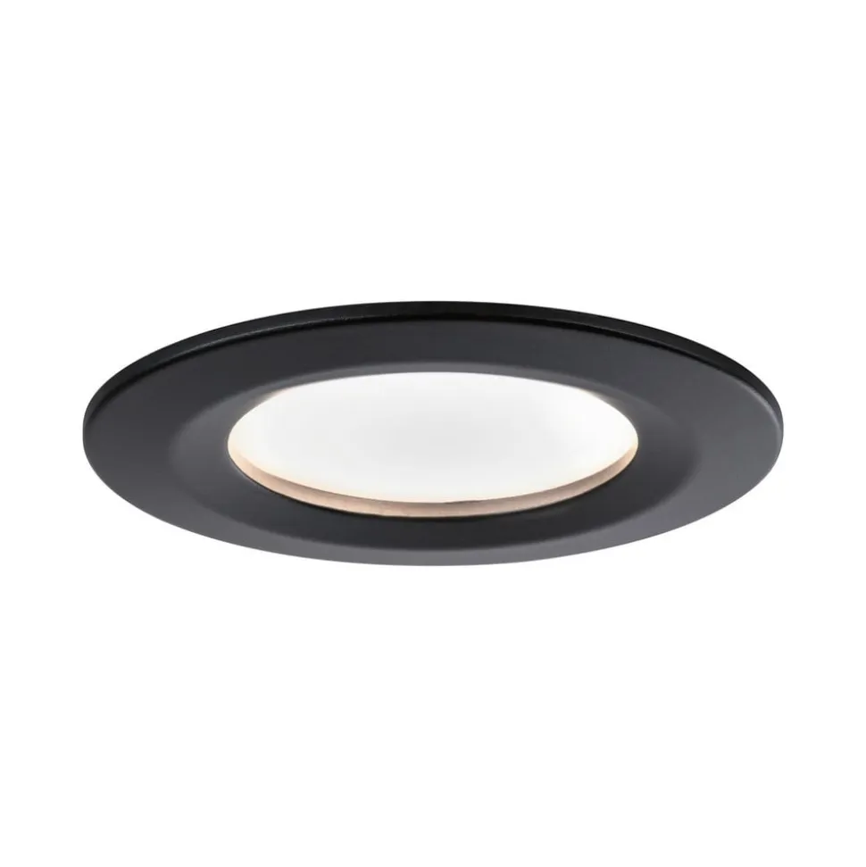 Paulmann Nova Coin 3 stk, rund, 3Stepdim, sort