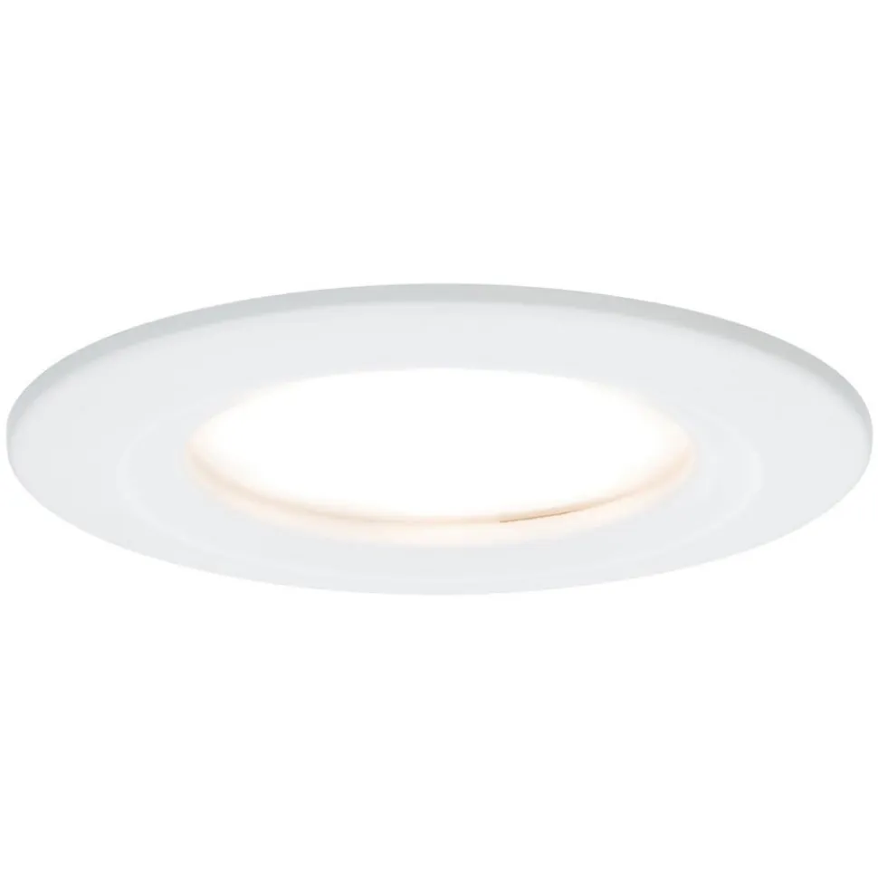 Paulmann Nova LED indbygningslampe 3stk. stiv hvid