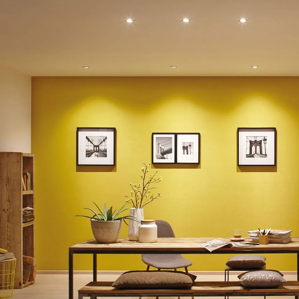 Paulmann Nova LED-indbygningsspot 3 stk. drejelig, hvid