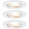 Paulmann Nova LED-indbygningsspot, dæmpbar, IP65, hvid