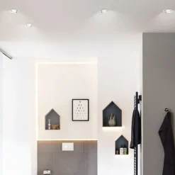 Paulmann Nova LED-indbygningsspot, dæmpbar, IP65, hvid