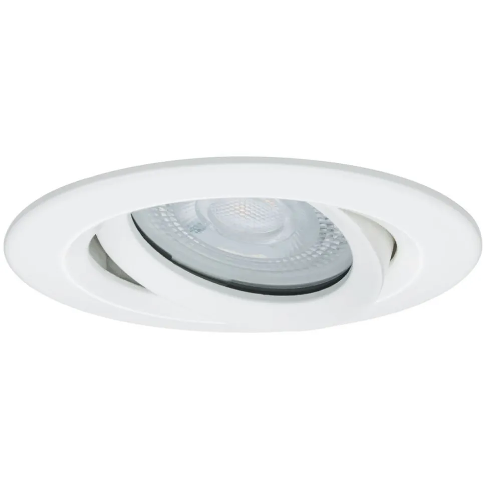 Paulmann Nova LED-indbygningsspot, dæmpbar, IP65, hvid