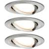 Paulmann Nova LED-spot 3 stk. drejelig, jern
