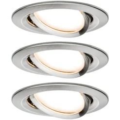 Paulmann Nova LED-spot 3 stk. drejelig, jern