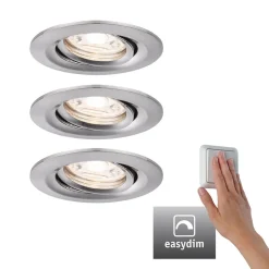 Paulmann Nova mini Plus LED easydim, 3 stk., jern