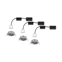 Paulmann Nova mini Plus LED easydim, 3 stk., jern