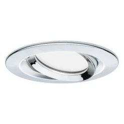 Paulmann Nova Plus LED-spot, 3 stk, rundt, krom