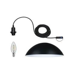 Paulmann Plug & Shine LED-pendellampe Mapalo E14 aluminium