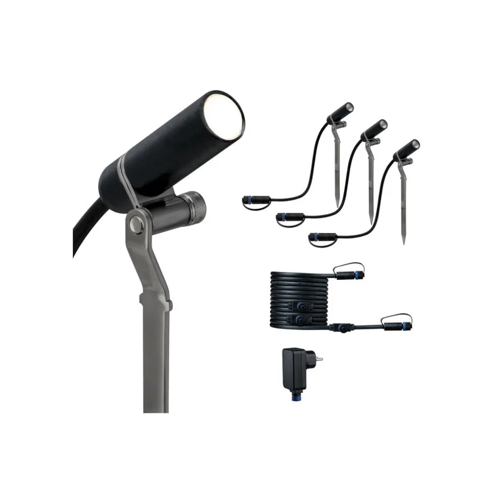 Paulmann Plug & Shine Plantini 3.000K basissæt med 3 stk