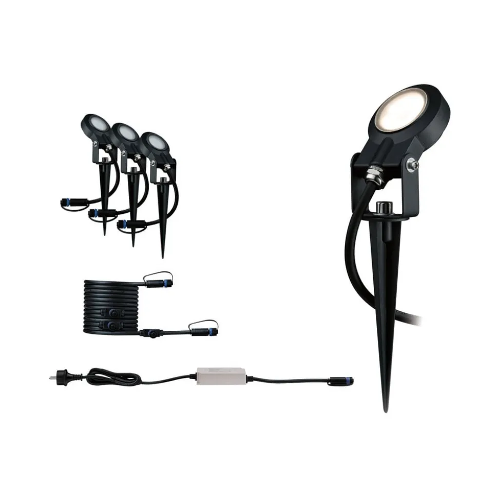 Paulmann Plug & Shine Sting 3.000K Basis-sæt med 3 stk