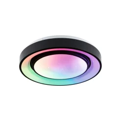 Paulmann Rainbow Ø37cm sort fjernbetjent stjernedekoration RGBW
