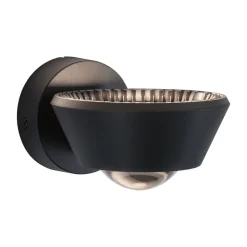 Paulmann Sabik LED-væglampe, up/down, sort