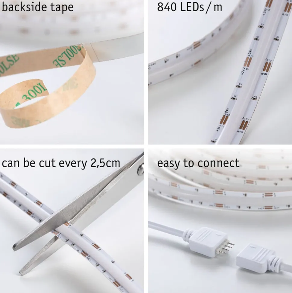 Paulmann SimpLED Strip sæt COB RGB 3 m