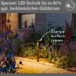 Paulmann Smart vejlampe Alara, CCT, antracit IP44