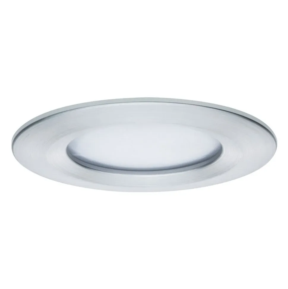 Paulmann sæt med 3 LED-spot Slim Coin, dæmpbar, aluminium