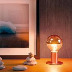 Paulmann topforspejlet LED E27 6,5W G95 kobber