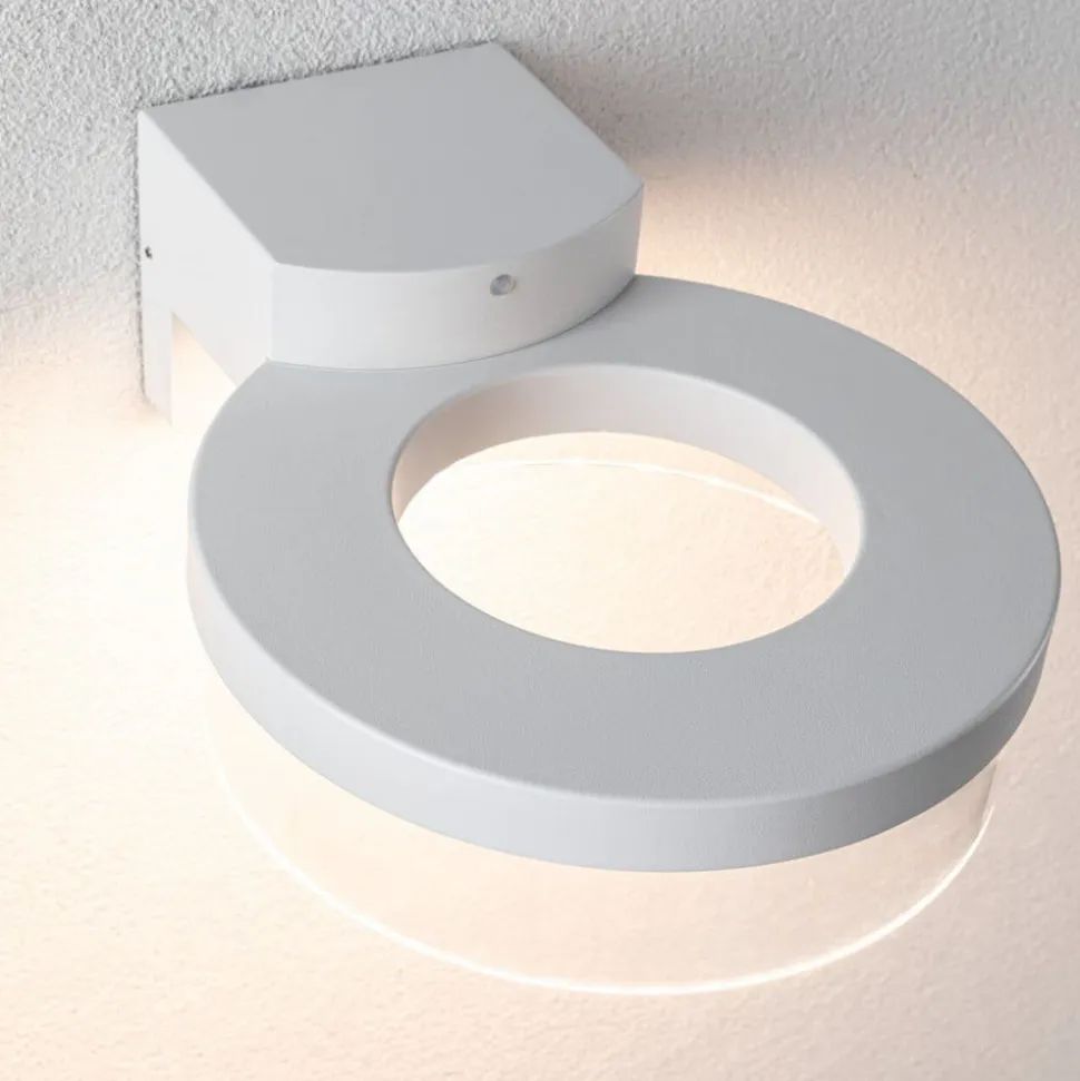 Paulmann udendørs LED-væglampe Capera hvidt metal IP44