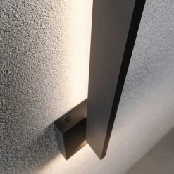 Paulmann udendørs LED-væglampe Levka, antracit, 49 cm aluminium IP44