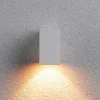 Paulmann udendørs LED-væglampe Flame, hvid