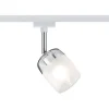 Paulmann URail Blossom spot, hvid/klar/satineret
