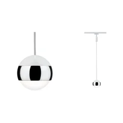 Paulmann URail Capsule II pendel, hvid/krom 827