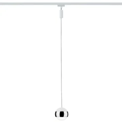 Paulmann URail Capsule II pendel, hvid/krom 827