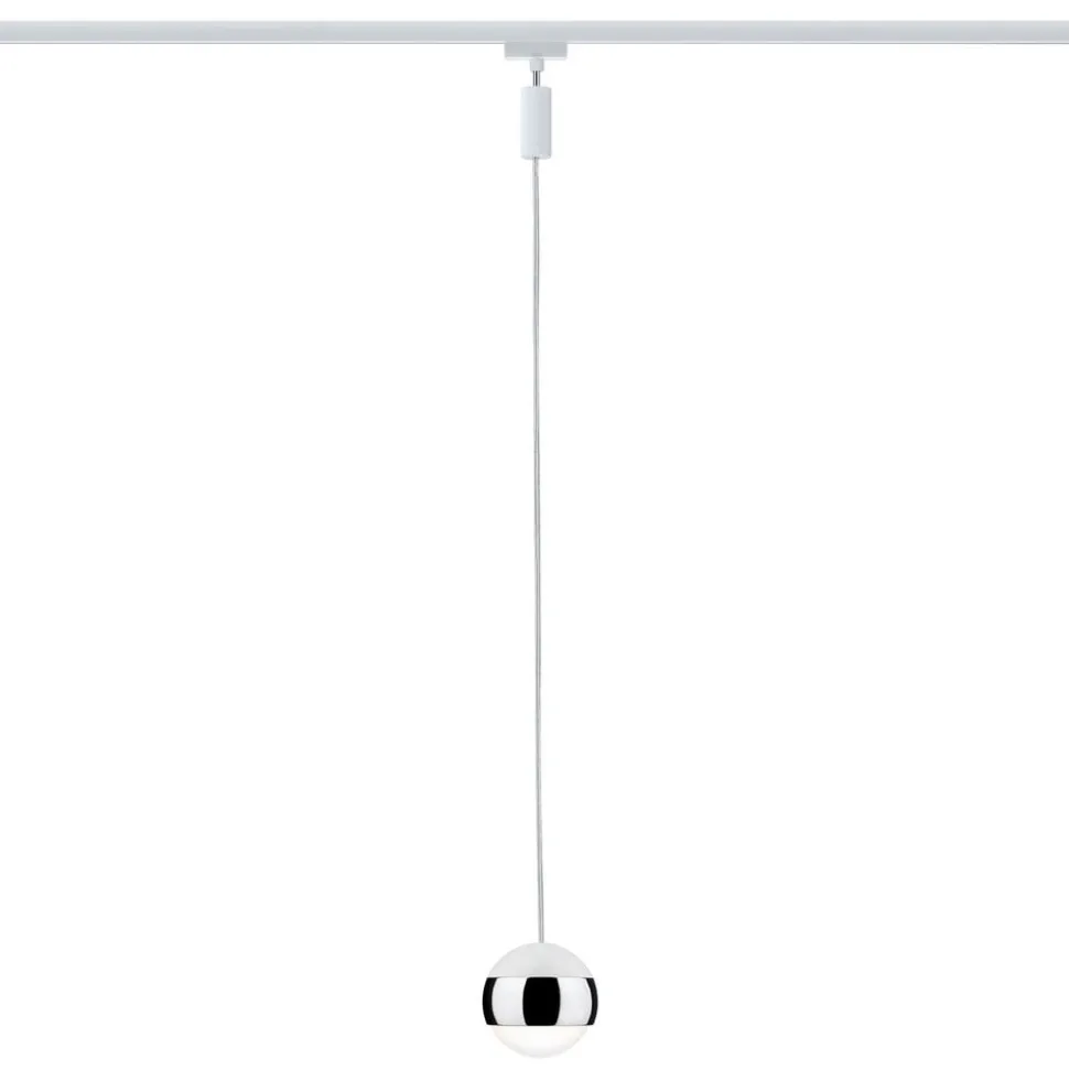 Paulmann URail Capsule II pendel, hvid/krom 827