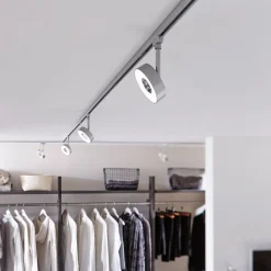 Paulmann URail Circle LED-spot rund 4.000 K krom