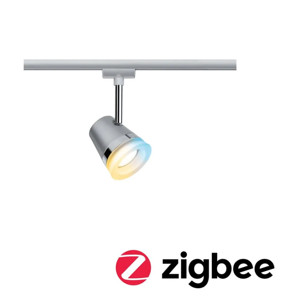 Paulmann URail Cone, ZigBee, CCT, mat krom