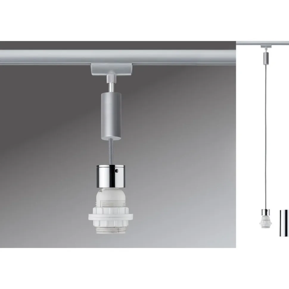 Paulmann URail 2Easy Basic pendel, mat krom