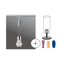 Paulmann URail 2Easy Basic pendel, mat krom