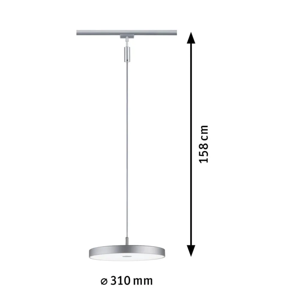 Paulmann URail Hildor LED-pendel krom 4000 K