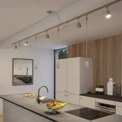 Paulmann URail kabelføring Zigbee 1 m, krom mat